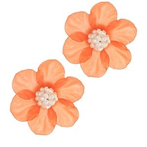 Flower & Pearl Earrings